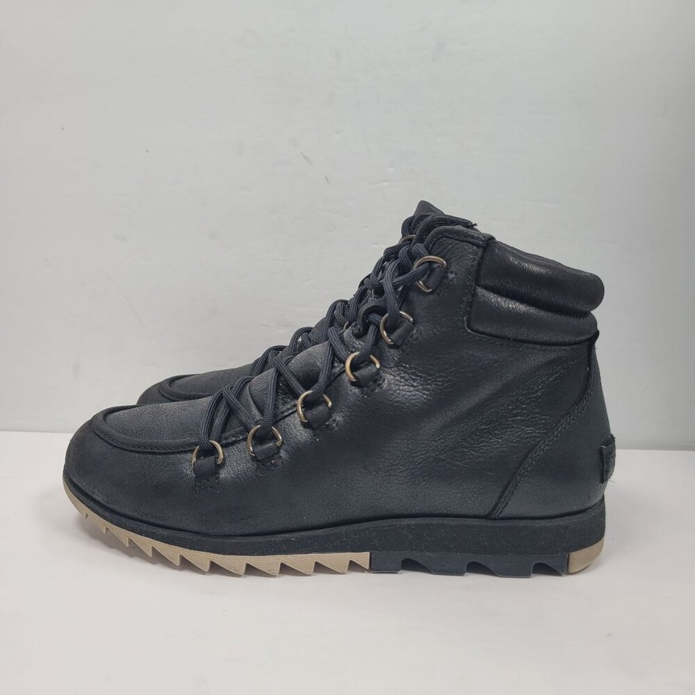 Sorel Harlow Women's Black Lace Up Ankle Boots NL3339-010 US Size 7.5 - Picture 2 of 9